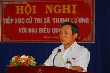 Đại biểu Quốc hội Trần Ngọc Thuận báo cáo cử tri kết quả kỳ họp thứ 10